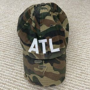 ATL Baseball Cap - Distressed Camo
